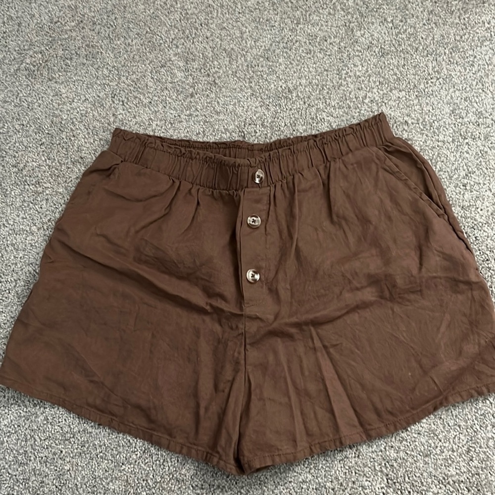 Wonder nation youth extra large brown shorts